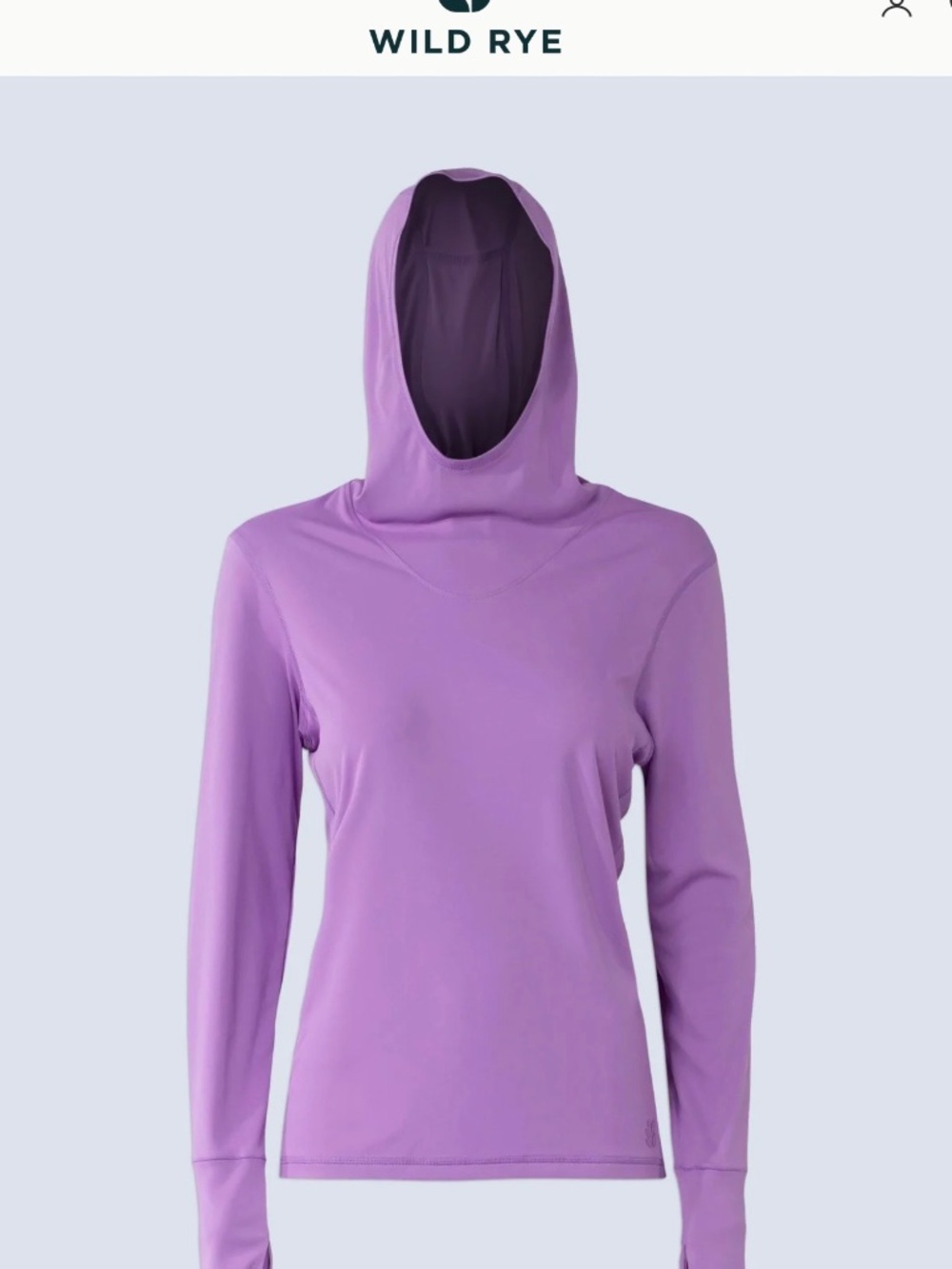 Wild-Rye Sawyer Sunshirt Amethyst 4 EUC